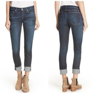 RAG & BONE Dre Slim Boyfriend Crop Jeans Size 27
